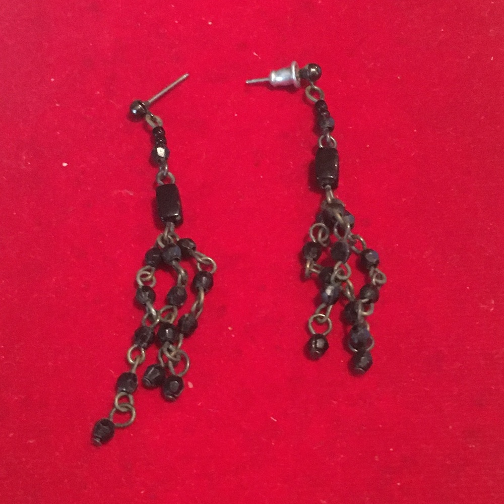 Black earrings